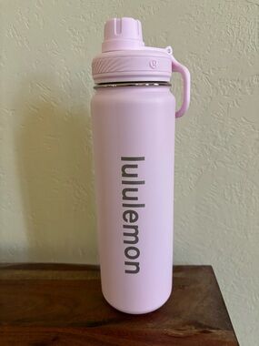 Lululemon Pink Insulated Water Bottle